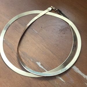 21 3/4 Herringbone necklace 14 K